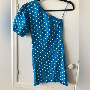 NWOT Zara bodycon one shoulder dress